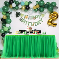 Load image into Gallery viewer, Green Tulle Table Cover