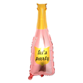 Load image into Gallery viewer, Let's Party Bottle Shape Foil Balloon Sets