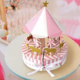Load image into Gallery viewer, Pink Carousel Birthday Party Favor Boxes