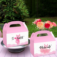 Load image into Gallery viewer, Pink Ballerina Party Goodie Favor Boxes Set