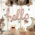 Load image into Gallery viewer, Rose Gold "Hello" Word Foil Balloon