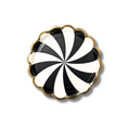 Load image into Gallery viewer, Black Swirl 7 Inch Paper Plates Set