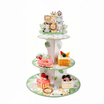 Load image into Gallery viewer, 3-Tier Jungle Animals Cupcake Stand