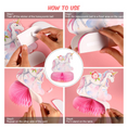 Load image into Gallery viewer, Unicorn Theme Honeycomb Decorations Set