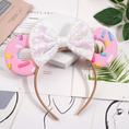 Load image into Gallery viewer, Sparkly Bows Donuts Ears Party Headband