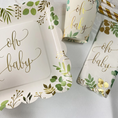 Load image into Gallery viewer, Gold Letter Oh Baby Napkins Set