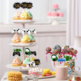 Load image into Gallery viewer, Game On Theme Party Cup Cake Toppers Set