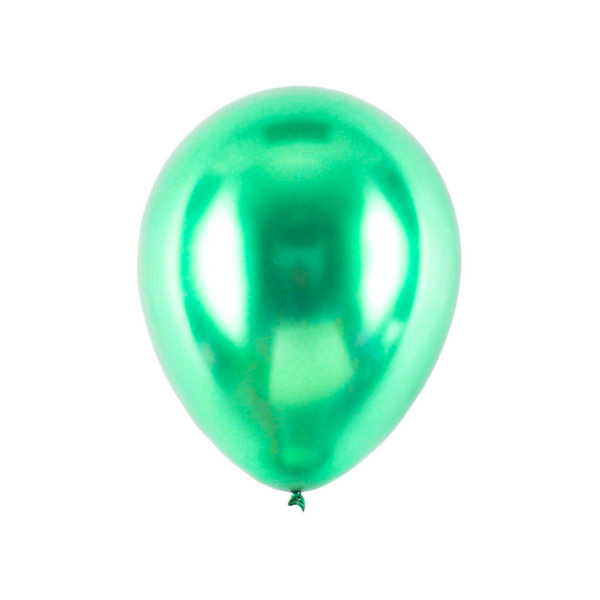5 Inch Chrome Balloons (Green)