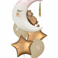 Load image into Gallery viewer, Sleepy Teddy Bear & Moon Pink