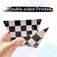 Load image into Gallery viewer, Black and White Checkered Flags Banner
