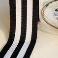 Load image into Gallery viewer, Striped Fabric Garterized Ribbon