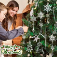 Load image into Gallery viewer, Christmas Snowflakes Ornaments 18 Pcs