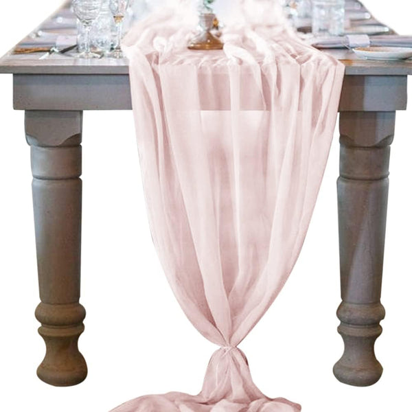 Light pink table Runner