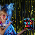 Load image into Gallery viewer, Neon Theme Party Favor Bags Set