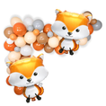 Load image into Gallery viewer, Fox Shaped Foil Balloon
