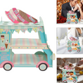 Load image into Gallery viewer, Candy Land Theme 3-Tier Van Cupcake Stand