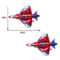 Load image into Gallery viewer, Super fighter Jet Airplane Red Blue Plane Balloon