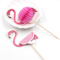 Load image into Gallery viewer, Flamingo Theme Party Cupcake Toppers Set