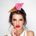 Load image into Gallery viewer, Ice Cream Cone Theme Party Headband
