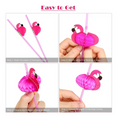 Load image into Gallery viewer, Flamingo Cocktail Drinking Plastic Straw