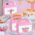 Load image into Gallery viewer, Pink Ballerina Party Goodie Favor Boxes Set