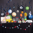 Load image into Gallery viewer, Outer Space Theme Party Hanging Swirl