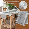 Load image into Gallery viewer, Silver Glitter Sequin Disco Table Runner