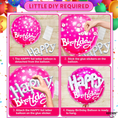 Load image into Gallery viewer, Round Happy Birthday 3D Foil Balloon