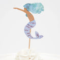 Load image into Gallery viewer, Mermaid Theme Cupcake Toppers Set