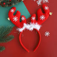 Load image into Gallery viewer, Christmas Red Reindeer Headband