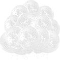 Load image into Gallery viewer, 12 Inch Confetti Balloons (Silver)