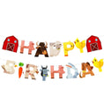 Load image into Gallery viewer, Farm Animal Happy Birthday Banner