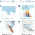 Load image into Gallery viewer, Cloud Balloon Arch Garland Kit - Pink