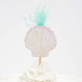 Load image into Gallery viewer, Mermaid Theme Cupcake Toppers Set