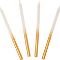 Load image into Gallery viewer, Gradient Metalic Birthday Candles