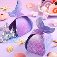 Load image into Gallery viewer, shell shaped Mermaid Theme Party Favor Boxes