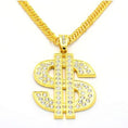 Load image into Gallery viewer, Gold Plated Chain Dollar Necklace and Ring Set