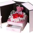 Load image into Gallery viewer, Pink Eternal Roses Bear and Heart Gift Box