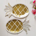 Load image into Gallery viewer, Pineapple-Shaped Paper Plates Set