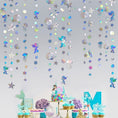 Load image into Gallery viewer, Iridescent Mermaid Theme Garland