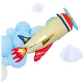 Load image into Gallery viewer, Retro Plane Shape Foil Balloon