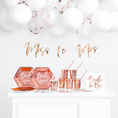 Load image into Gallery viewer, Bachelorette Party Rose Gold Dinnerware Set