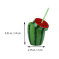 Load image into Gallery viewer, Watermelon Shaped Drinking Cup