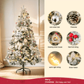 Load image into Gallery viewer, Falling Snow Christmas Tree White with Decorations - 210 CM