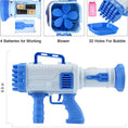 Load image into Gallery viewer, Bubble Bazooka Gun 32 Holes