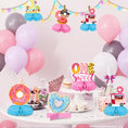 Load image into Gallery viewer, Candy Land Theme Honeycomb Centerpieces Set