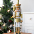 Load image into Gallery viewer, Christmas Wooden Nutcracker 23.5*14.5*4.5