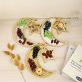 Load image into Gallery viewer, Ramadan Star & Moon Wooden Serving Tray - 30 CM