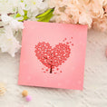 Load image into Gallery viewer, Red Bloom Heart Tree 3D Pop Up Card