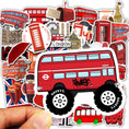 Load image into Gallery viewer, London Red Bus Theme Stickers Set